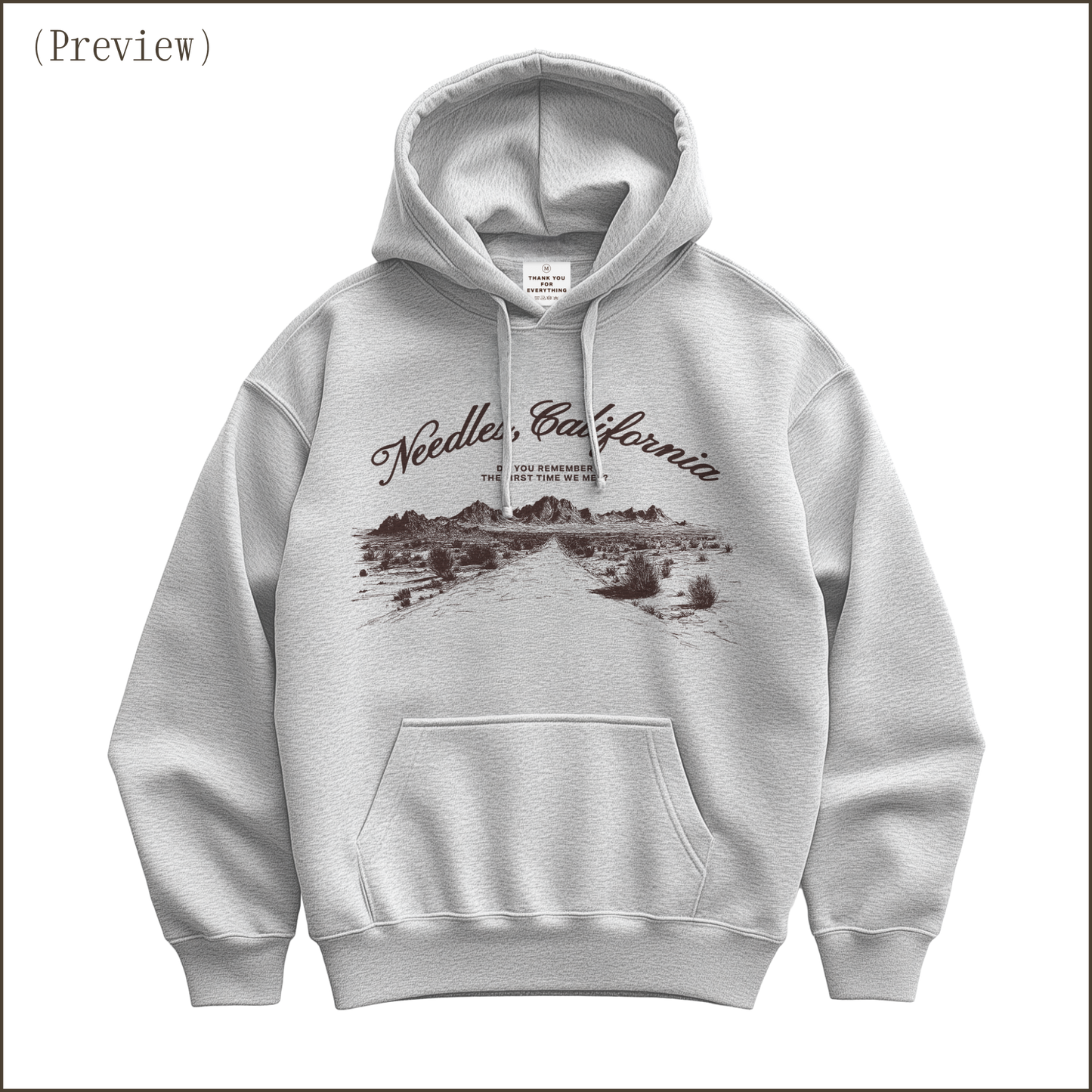 Needles, California ... {Hoodie}